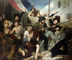 Scène de la Révolution de 1830